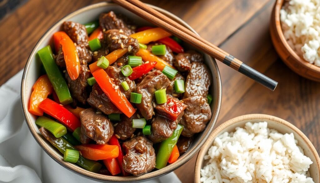 Sesame Ginger Beef Stir-Fry