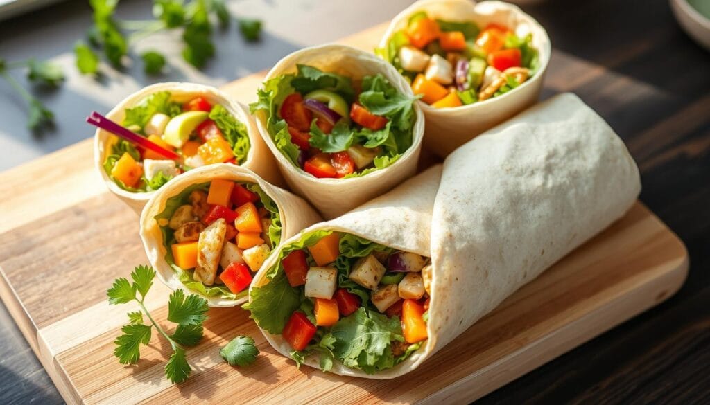 low calorie lunch wraps