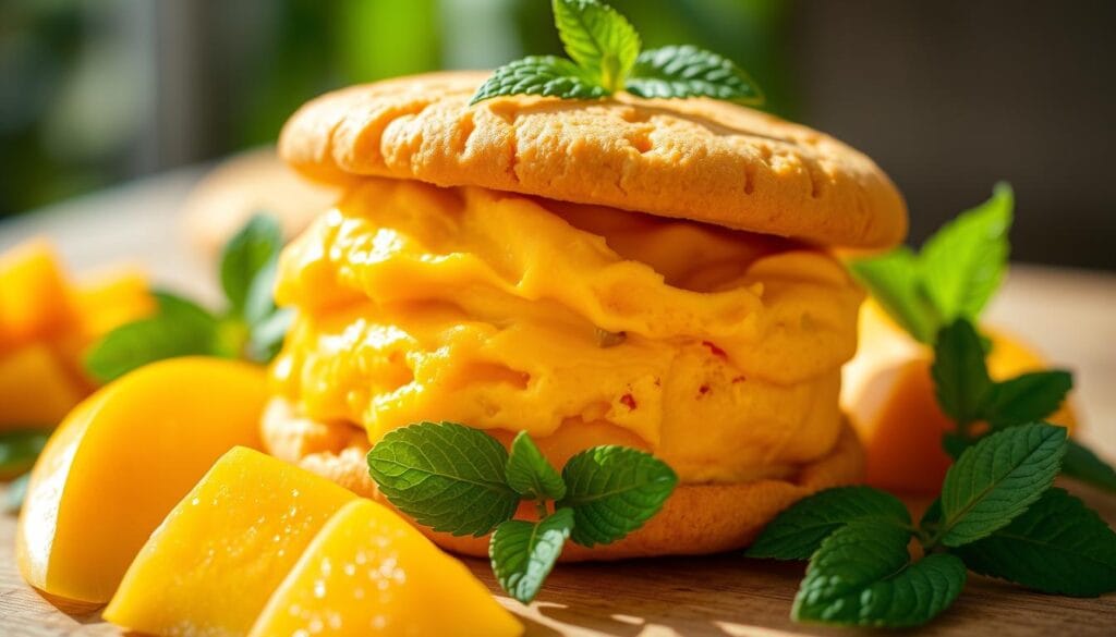 mango ice cream sandwiches