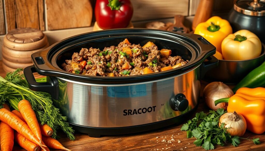 slow cooker ground beef