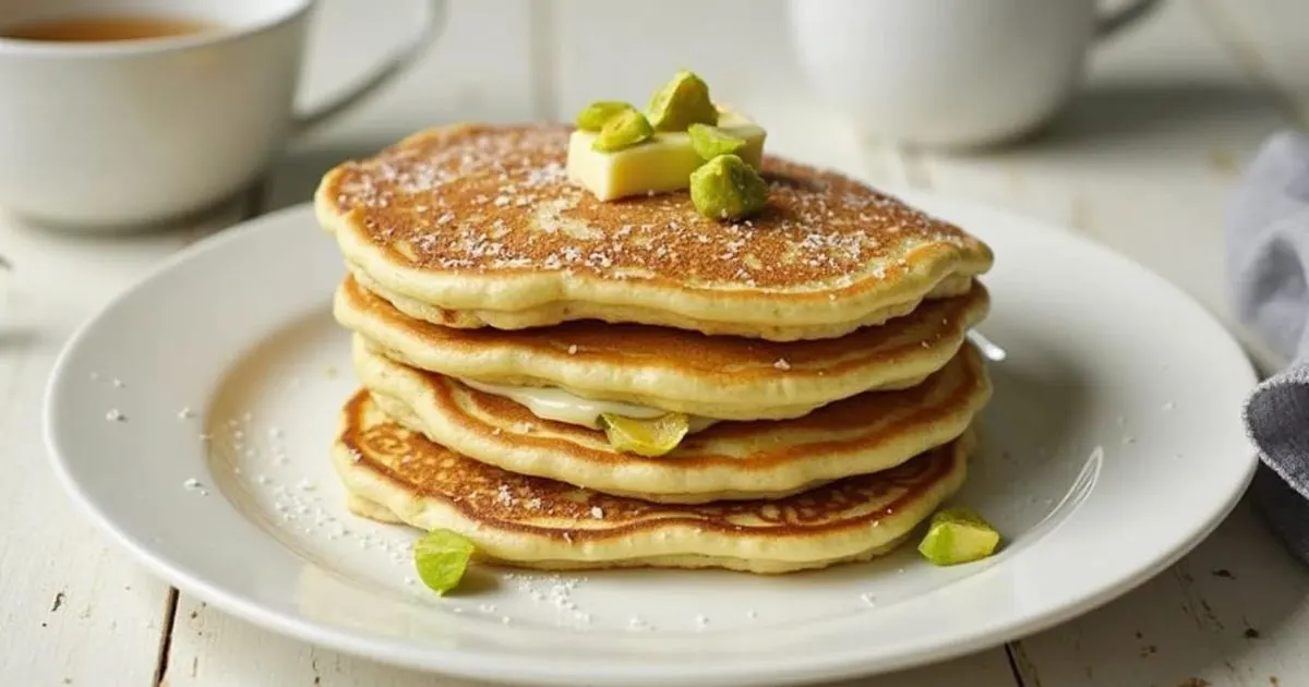 Pistachio Butter Pancakes