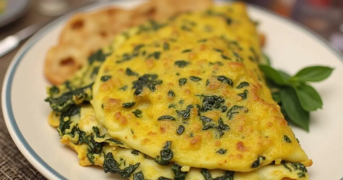 Spinach and Feta Omelet