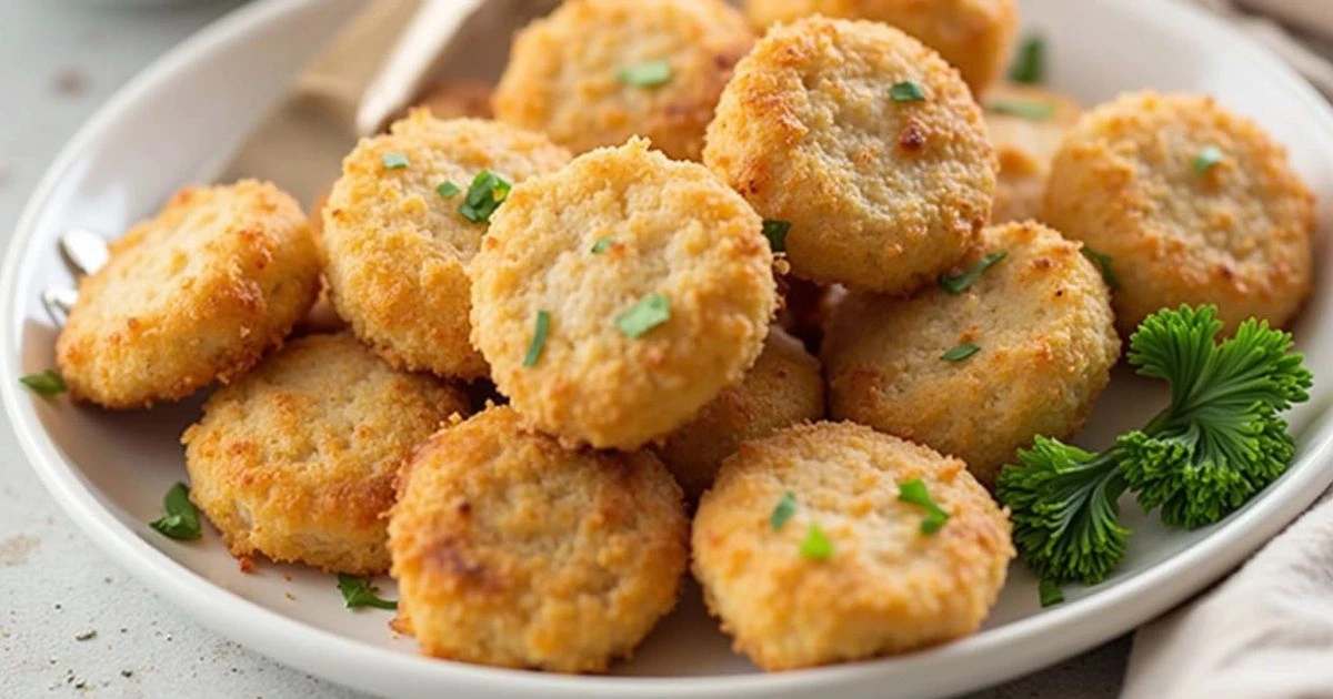 Crispy Parmesan-Crusted Salmon Bites