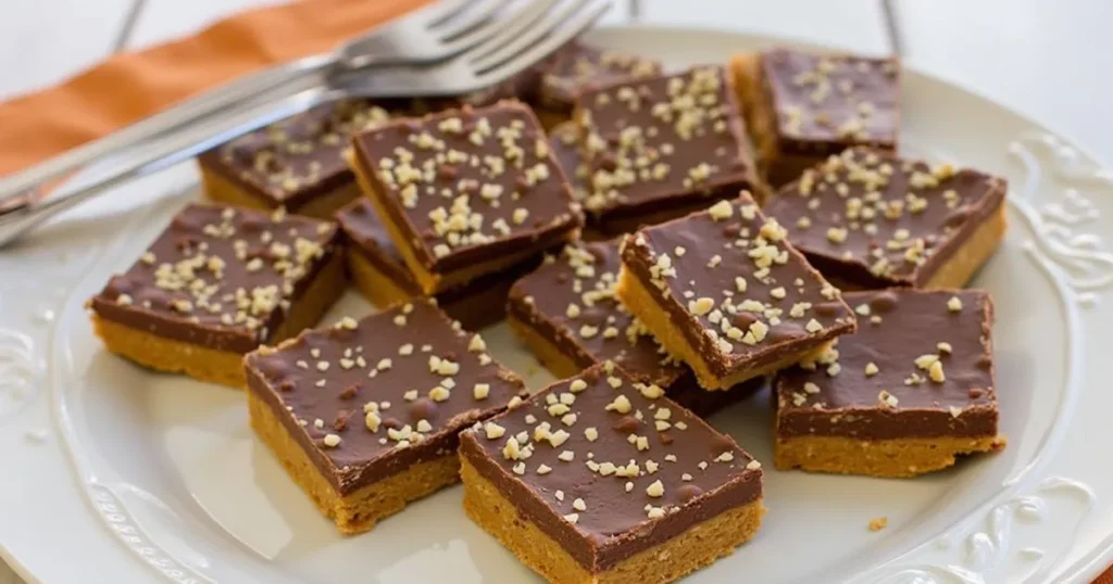 No-Bake Chocolate Peanut Butter Bars