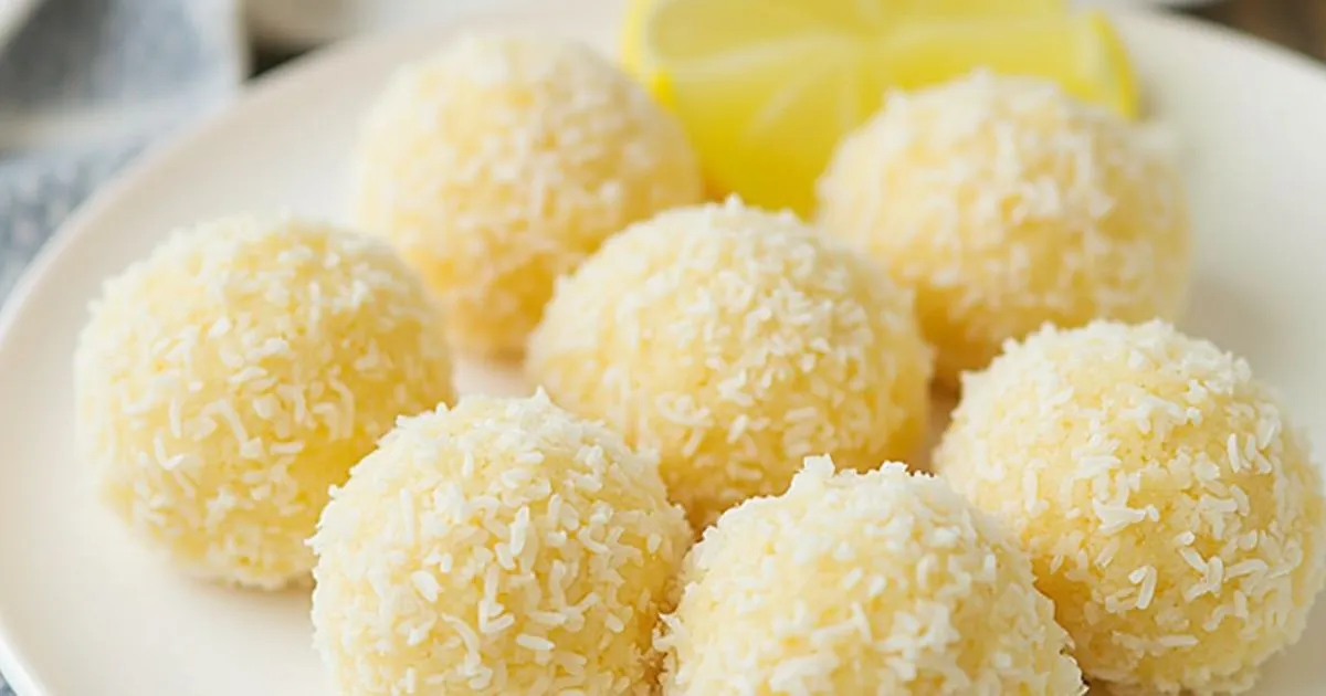 Lemon Coconut Balls