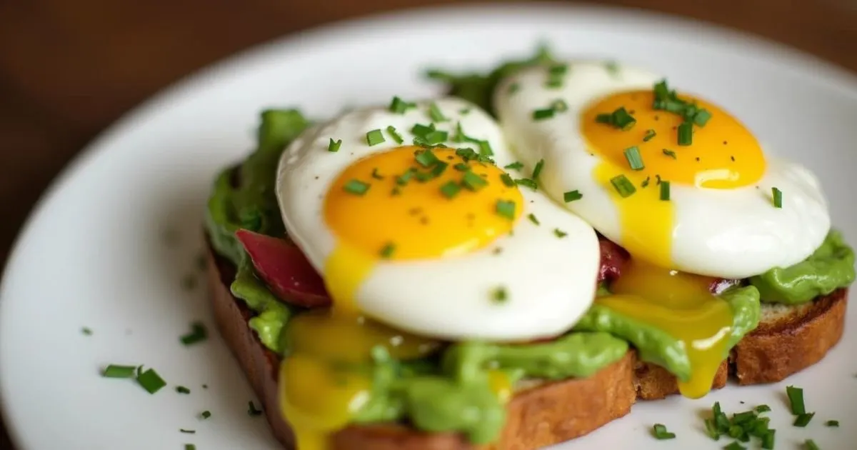 Poached Eggs on Avocado Toast