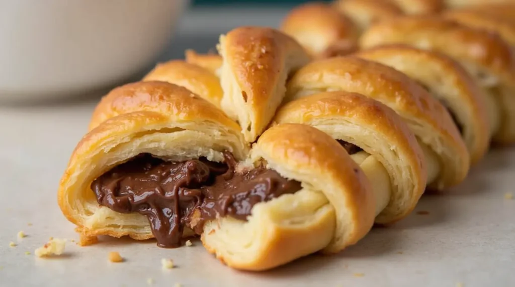 Nutella Puff Pastry Braid