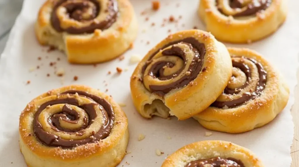  Nutella Puff Pastry Pinwheels