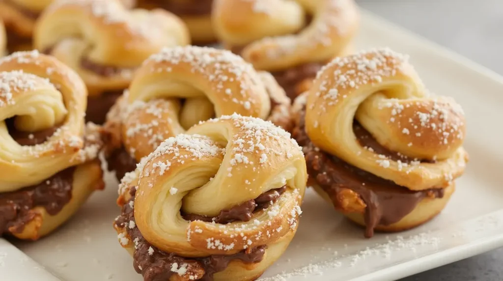 Nutella Puff Pastry Twists