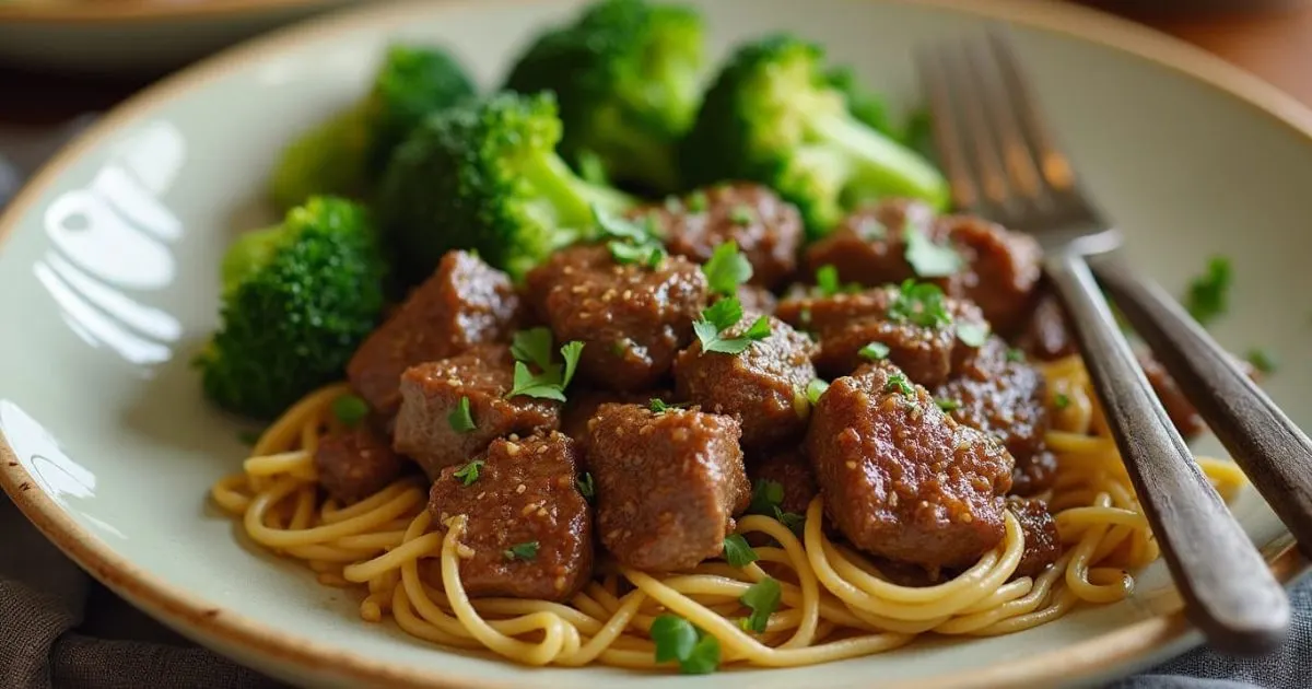 Healthy Beef and Broccoli