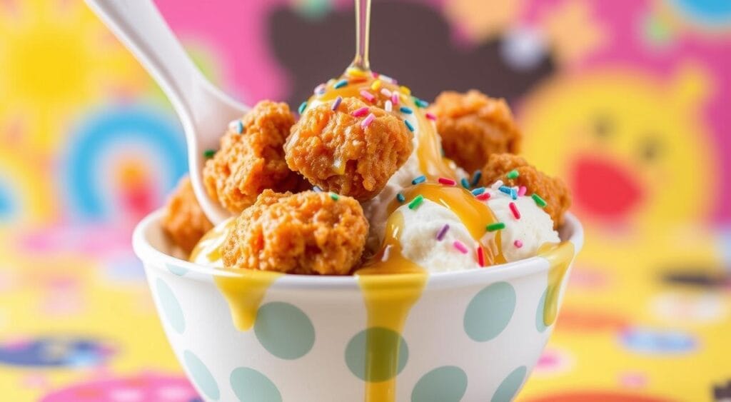 fried chicken ice cream