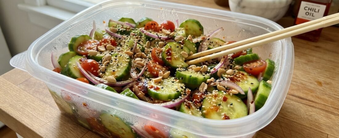 🥒 The Viral Cucumber Salad: The Ultimate Health Trend Taking Over the Internet!