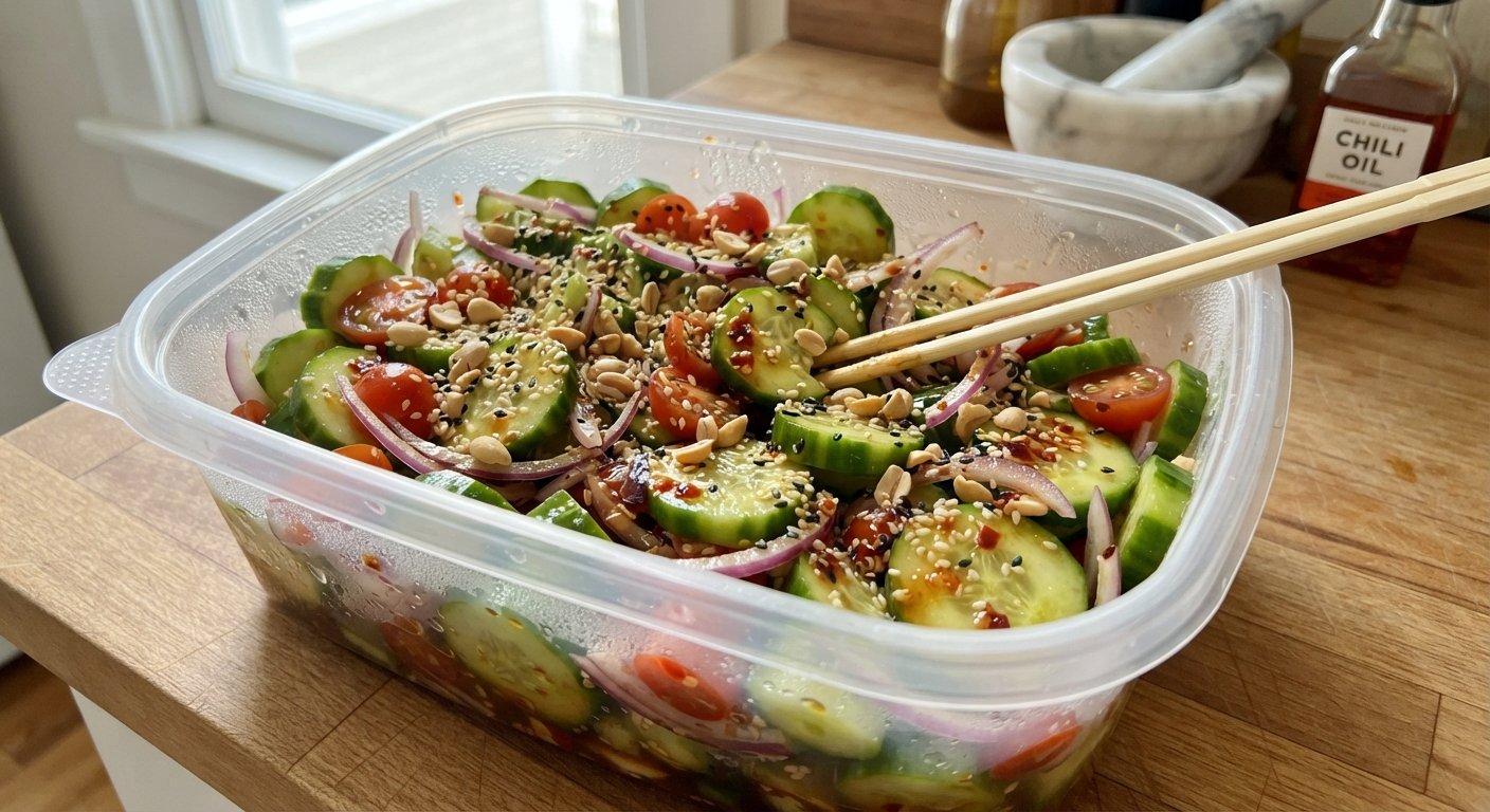 🥒 The Viral Cucumber Salad: The Ultimate Health Trend Taking Over the Internet!