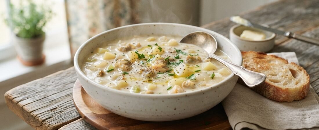 New England Clam Chowder: A Warm, Creamy Coastal Classic