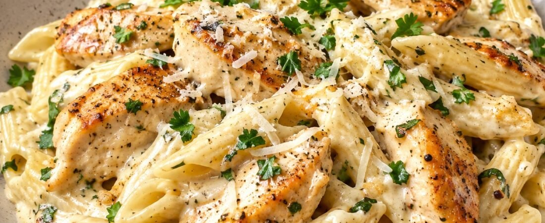 Creamy Garlic Chicken Pasta
